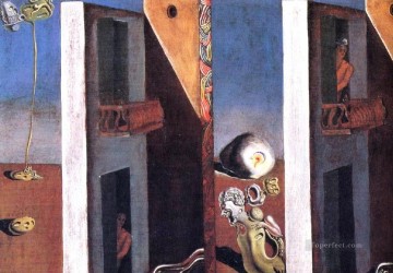 two boys singing Painting - The Two Balconies Surrealism